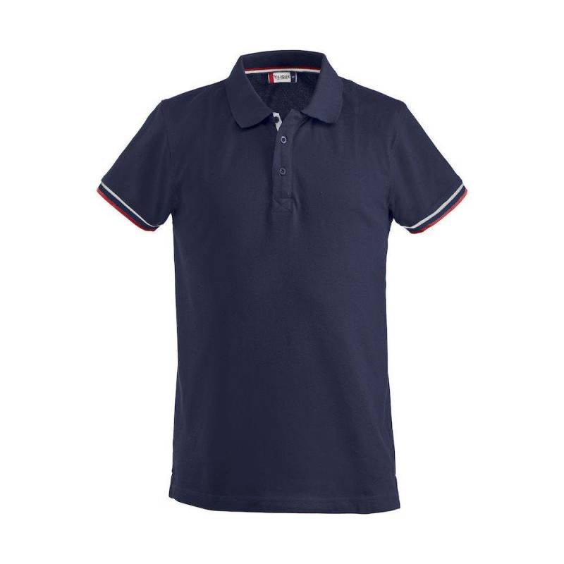 Newton Poloshirt Herren Marine 3XL von Clique