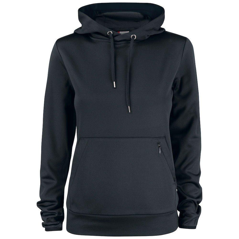 Oakdale Kapuzenpullover Damen Schwarz XS von Clique