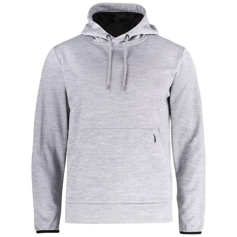 Clique - Oakdale Kapuzenpullover, für Herren, Grau, Größe L von Clique