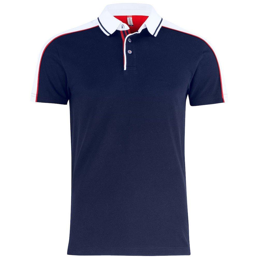 Pittsford Poloshirt Herren Marine L von Clique