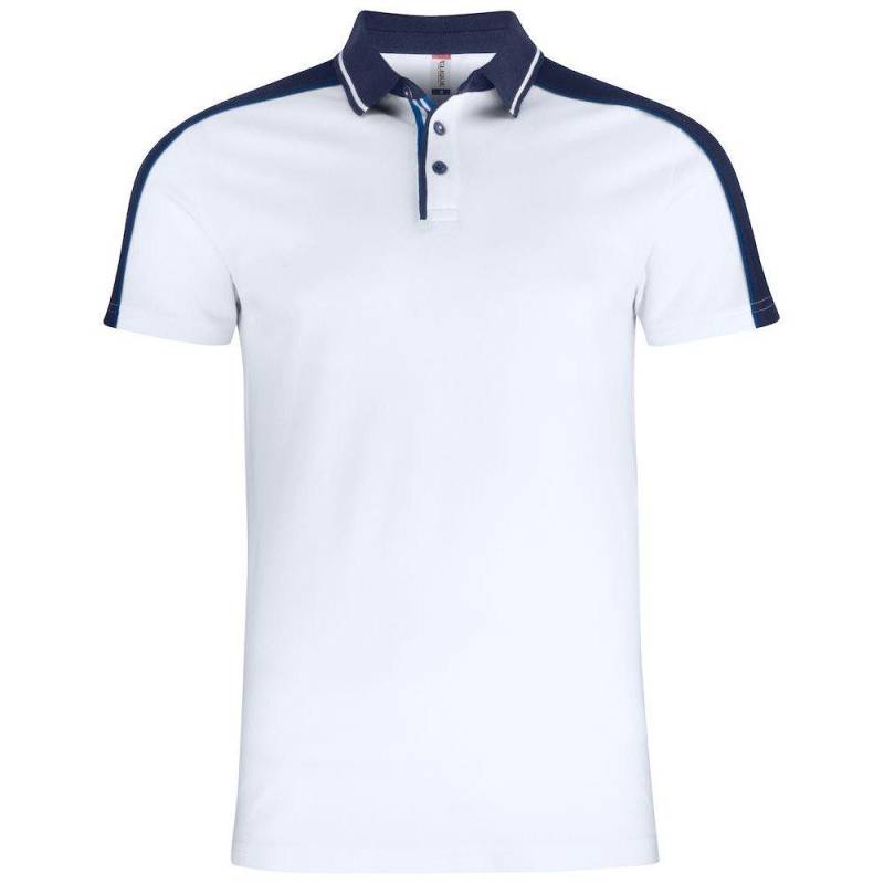 Pittsford Poloshirt Herren Weiss M von Clique