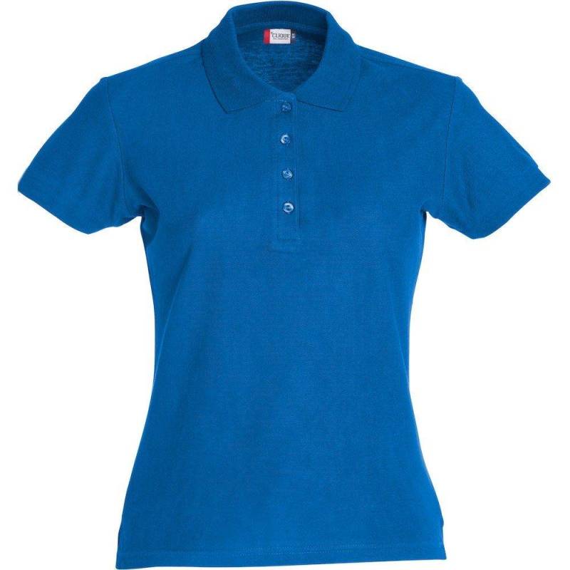 Poloshirt Damen Königsblau M von Clique