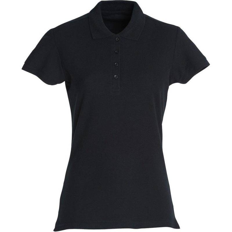 Poloshirt Damen Schwarz S von Clique