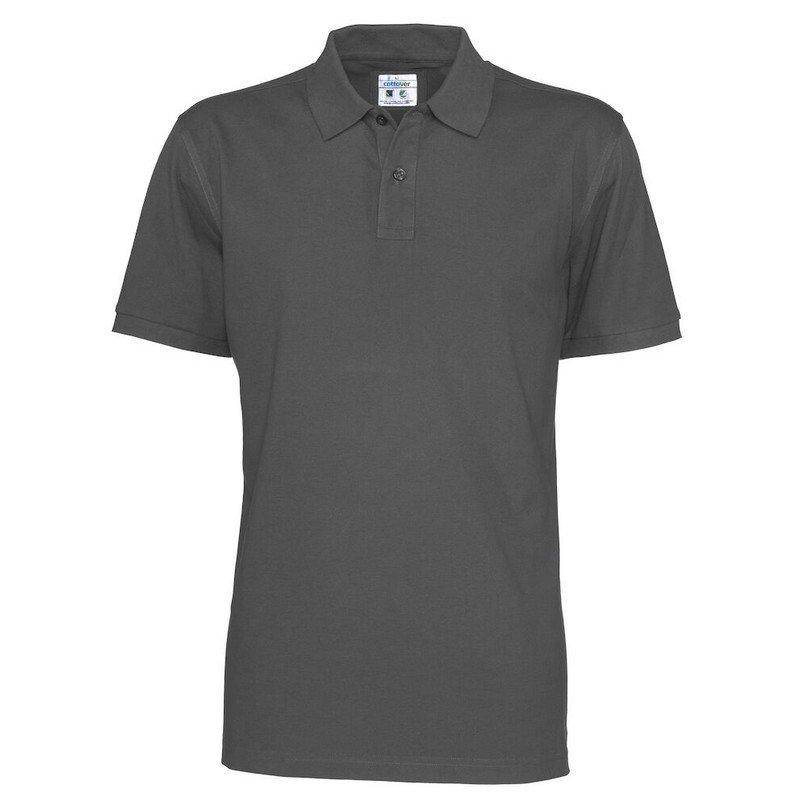 Poloshirt Herren Charcoal Black 3XL von Clique