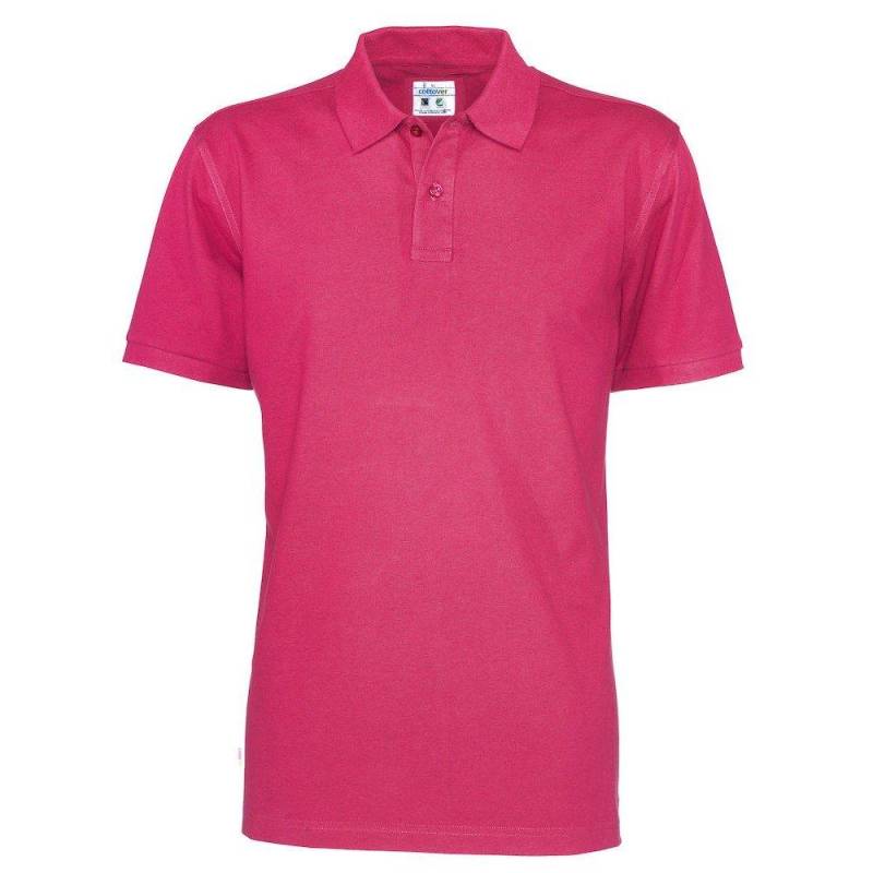 Poloshirt Herren Dunkelrot M von Clique