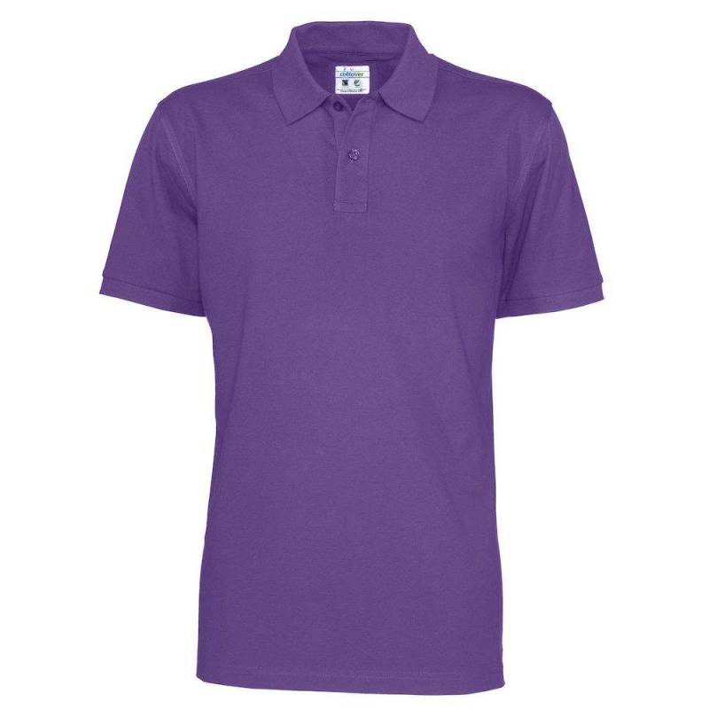 Poloshirt Herren Lila S von Clique