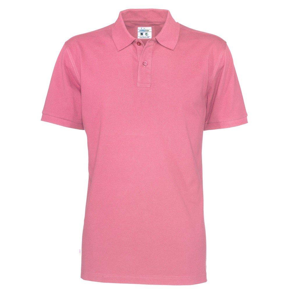 Poloshirt Herren Pink L von Clique