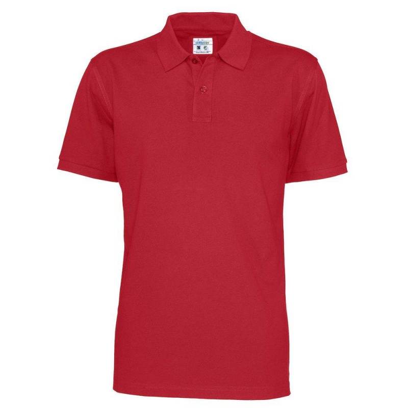 Poloshirt Herren Rot Bunt L von Clique