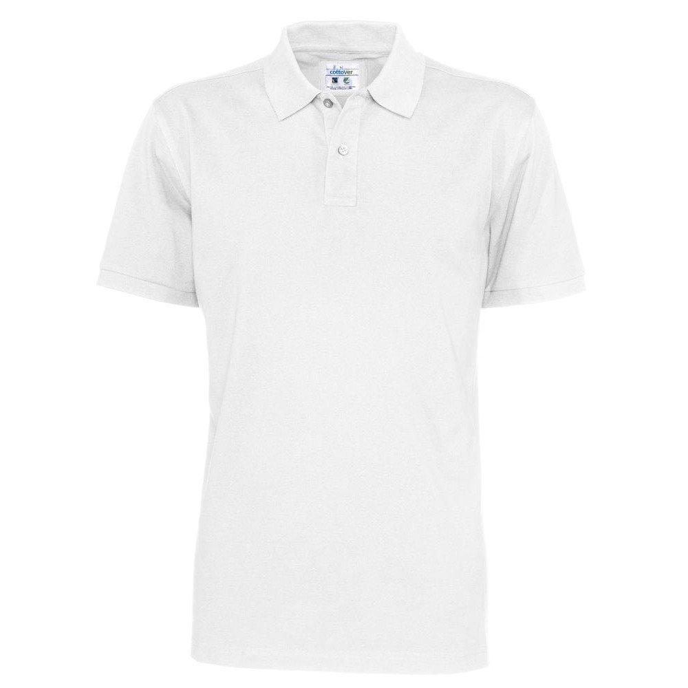 Poloshirt Herren Weiss 3XL von Clique