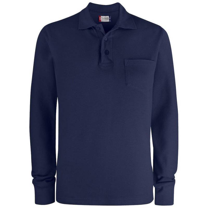 Poloshirt Langärmlig Damen Marine XS von Clique