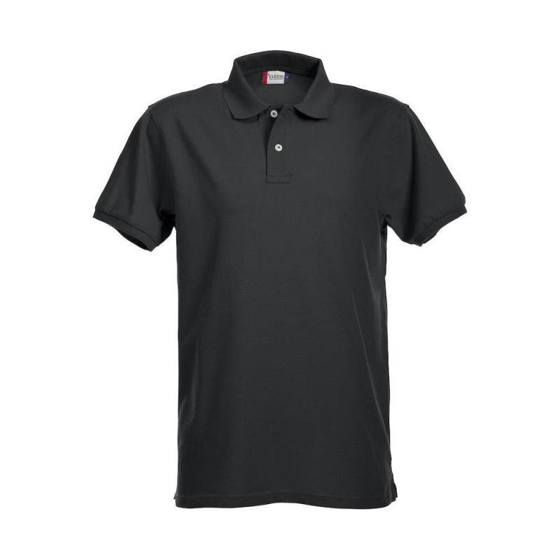 Premium Poloshirt Damen Schwarz M von Clique