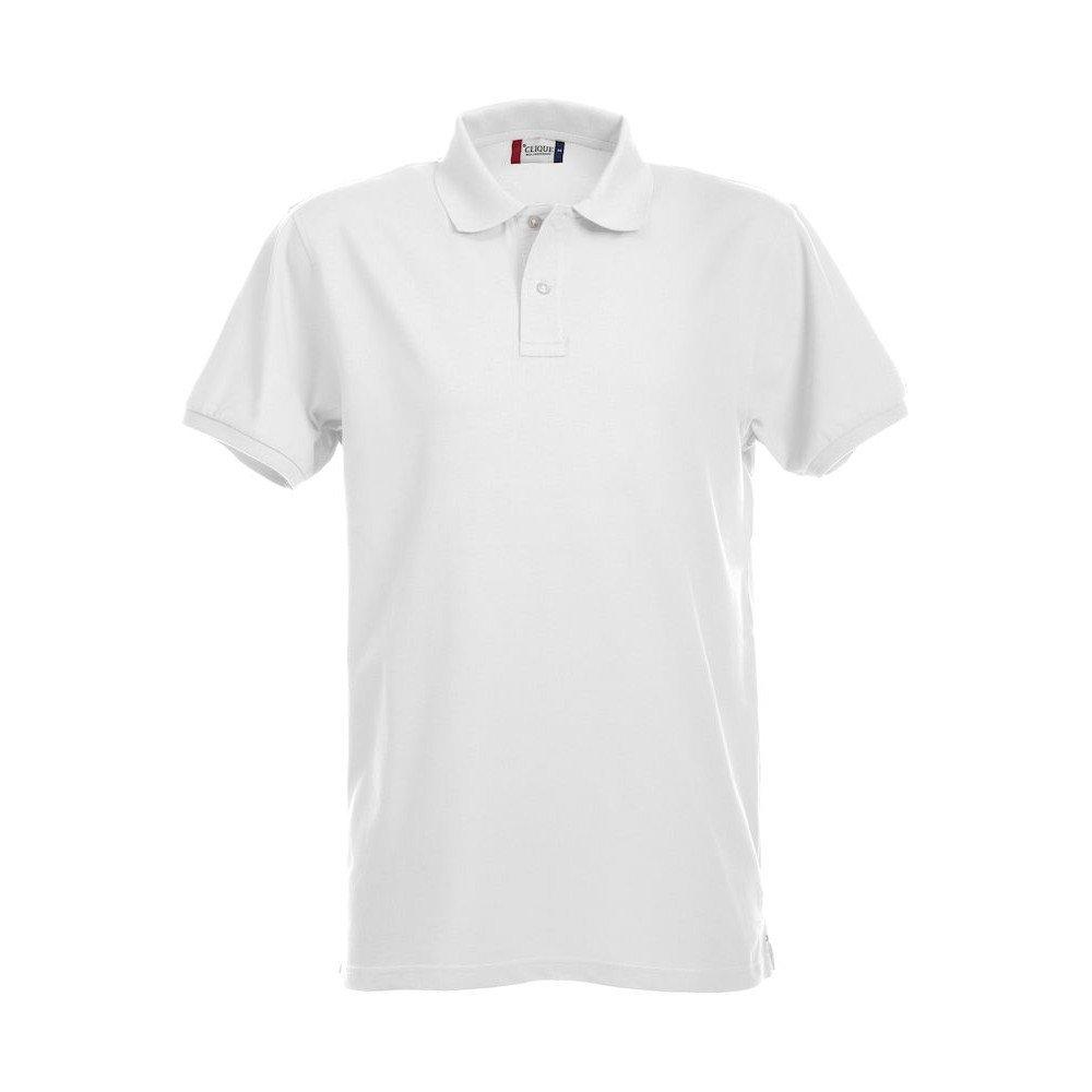 Premium Poloshirt Damen Weiss 3XL von Clique