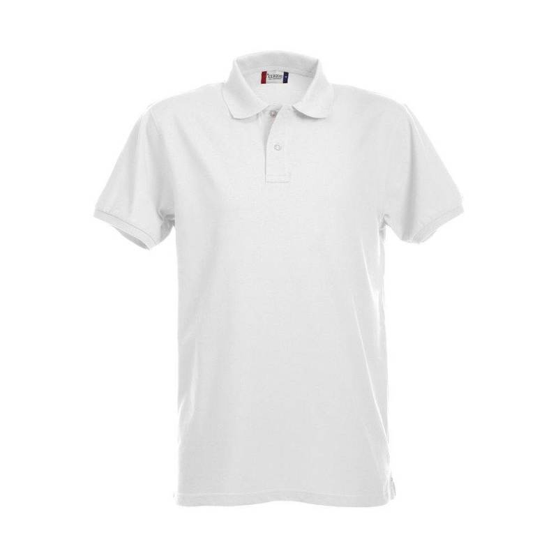 Premium Poloshirt Damen Weiss XS von Clique