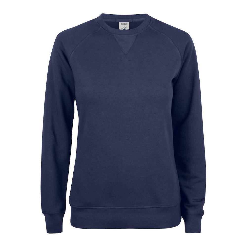 Premium Sweatshirt Rundhalsausschnitt Damen Marine M von Clique