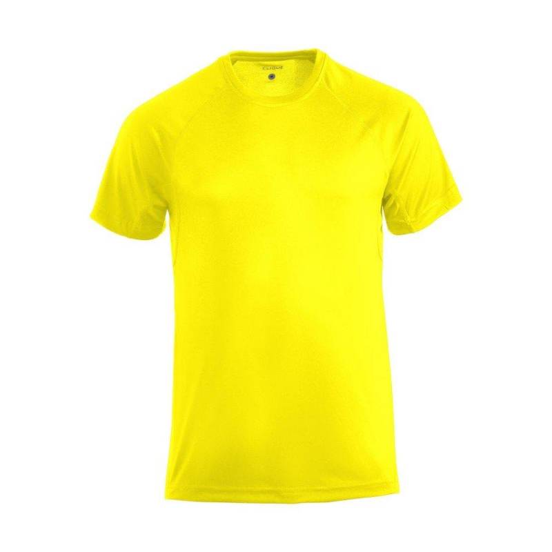 Premium Tshirt Aktiv Herren Gelb Bunt XXL von Clique