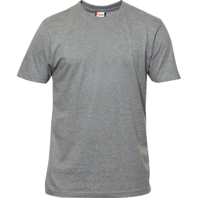 Premium Tshirt Herren Grau M von Clique