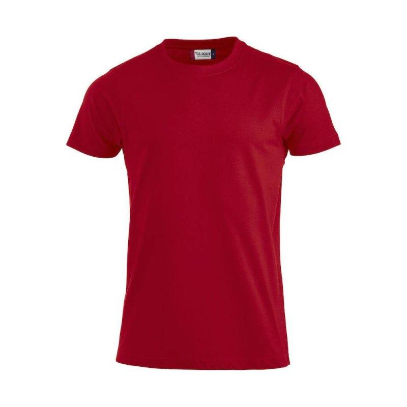 Premium Tshirt Herren Rot Bunt M von Clique