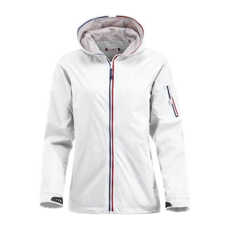 Seabrook Kapuzenjacke Damen Weiss M von Clique