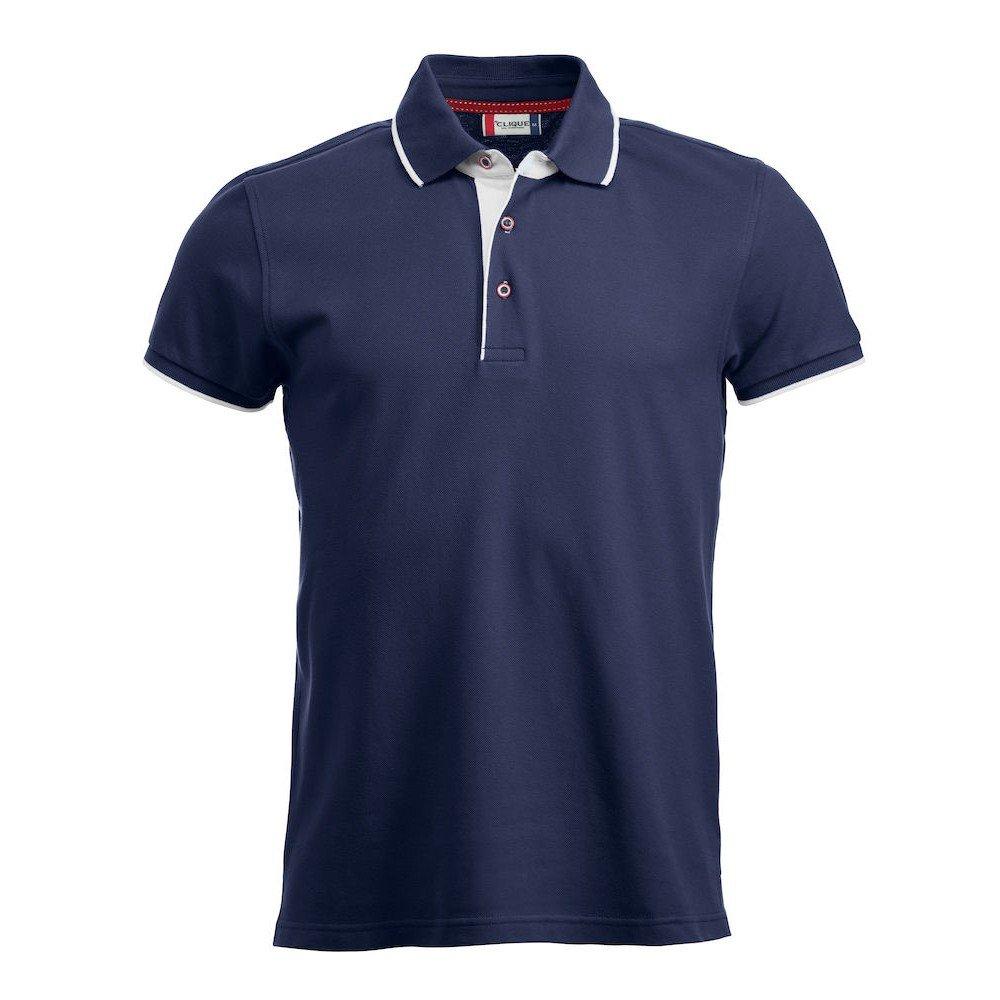 Seattle Poloshirt Herren Marine S von Clique