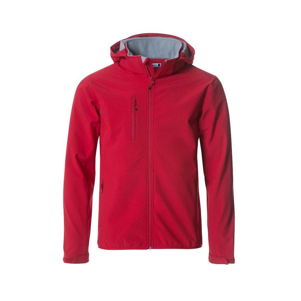 Softshelljacke Herren Rot Bunt 3XL von Clique