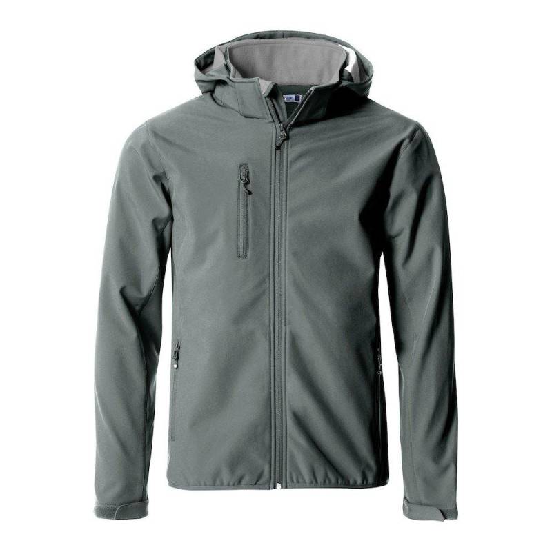 Softshelljacke Herren Spacegrau S von Clique