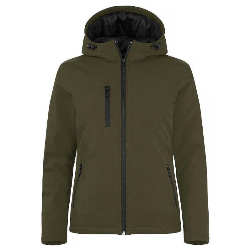 Clique - Softshelljacke Wattiert, für Damen, Dunkelgrün, Größe XL von Clique