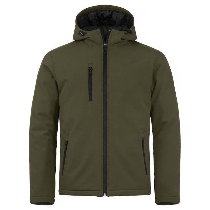 Clique - Softshelljacke Wattiert, für Herren, Dunkelgrün, Größe S von Clique