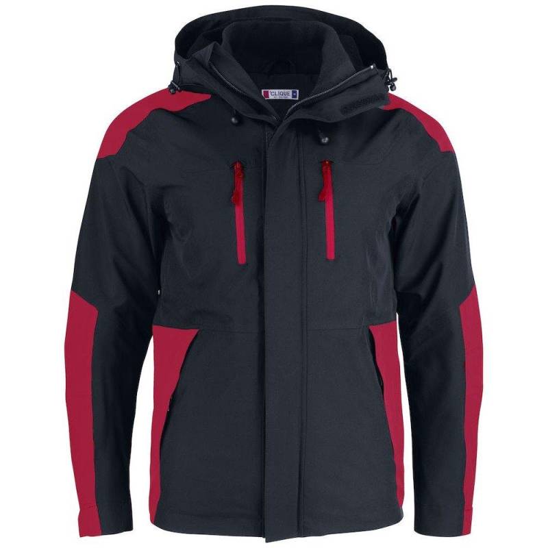 Clique - Stafford Jacke, für Damen, Rot Bunt, Größe L von Clique