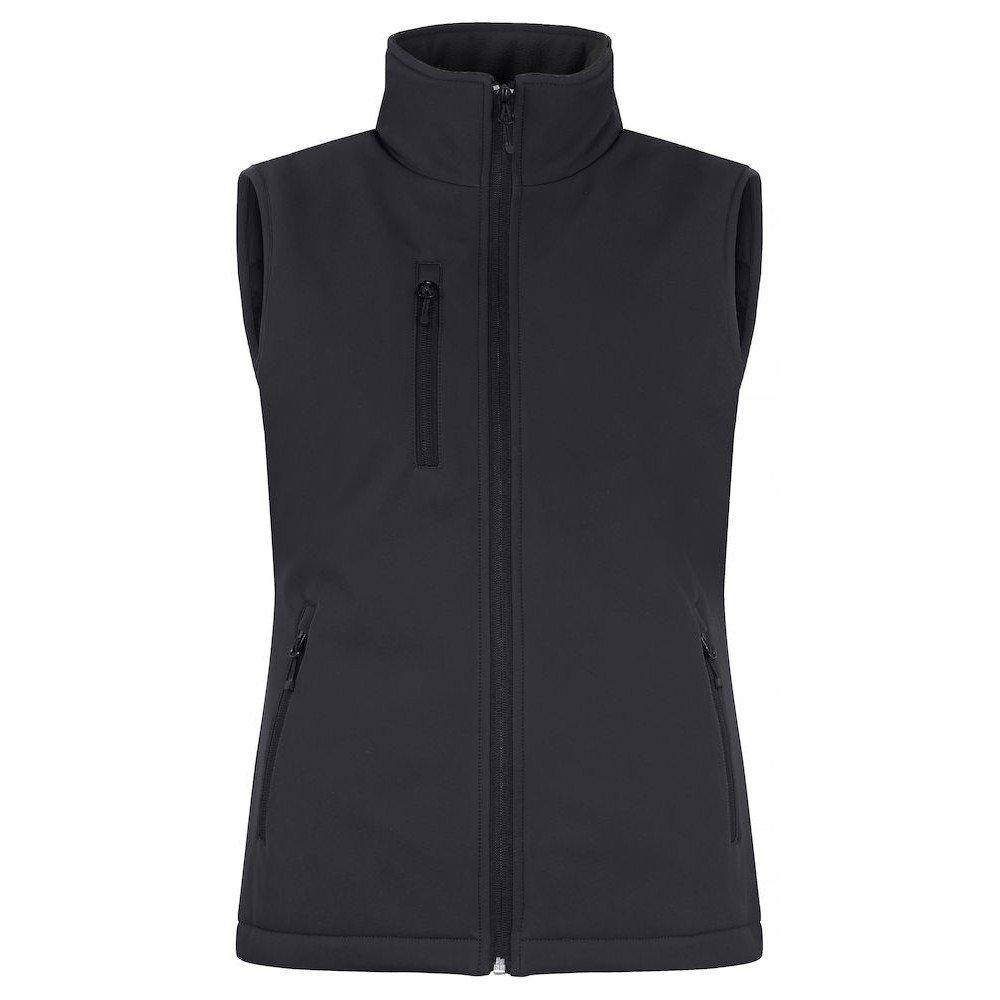 Weste Softshellpanele Damen Schwarz M von Clique