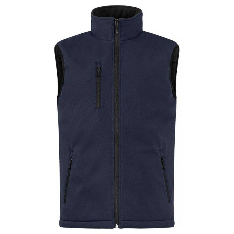 Weste Wattiert Herren Marine 3XL von Clique