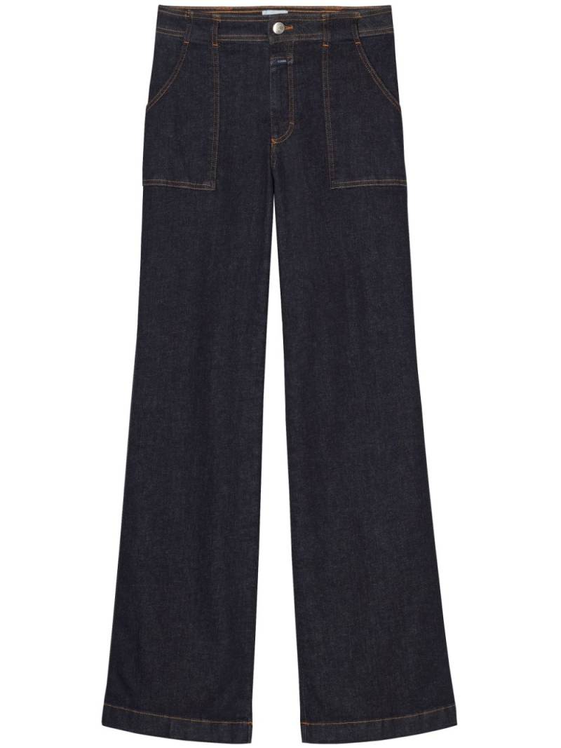 Closed Aria high-rise flared jeans - Blue von Closed