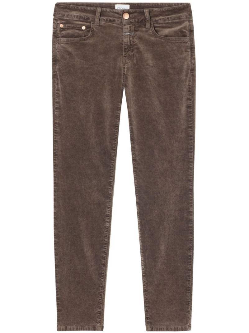 Closed Baker slim-fit trousers - Brown von Closed