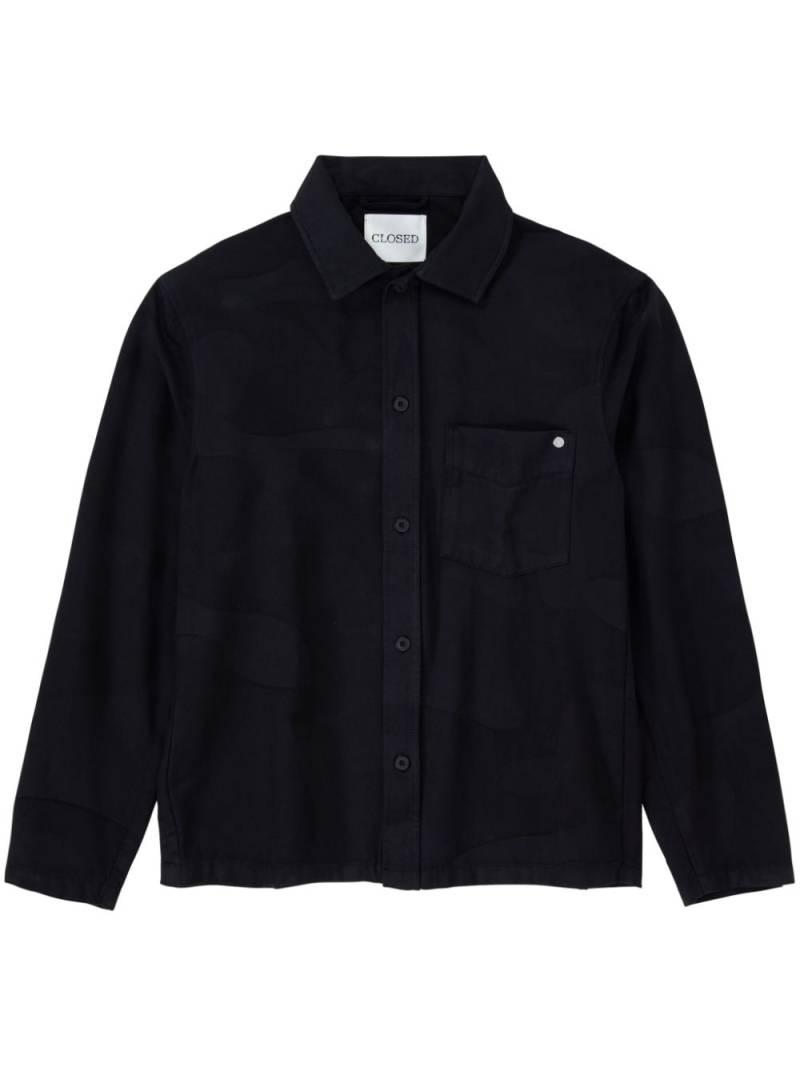 Closed Garange long-sleeve cotton shirt - Black von Closed