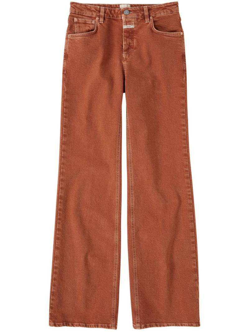 Closed Gillian wide jeans - Brown von Closed