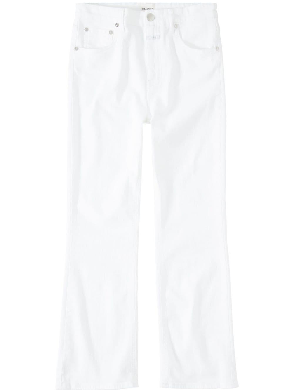 Closed Hi-Sun high-rise flared jeans - White von Closed