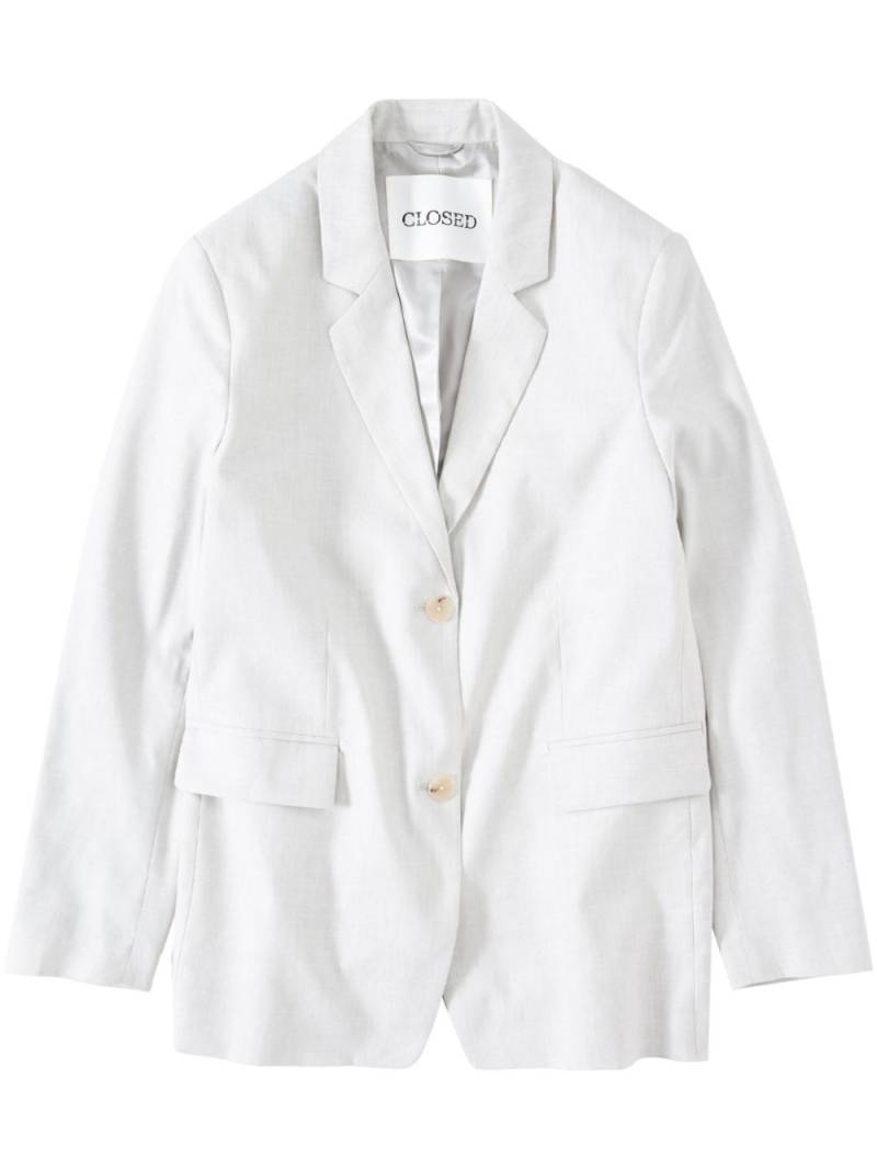 Closed Lola single-breasted blazer - White von Closed