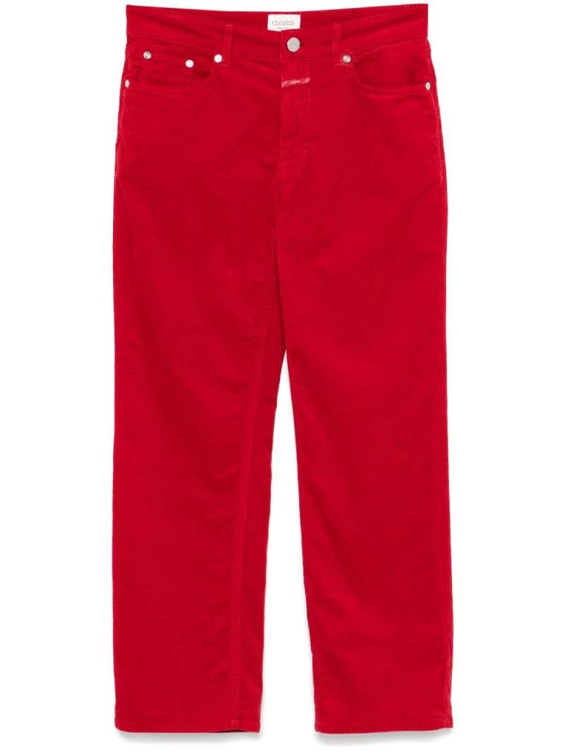 Closed Milo trousers - Red von Closed