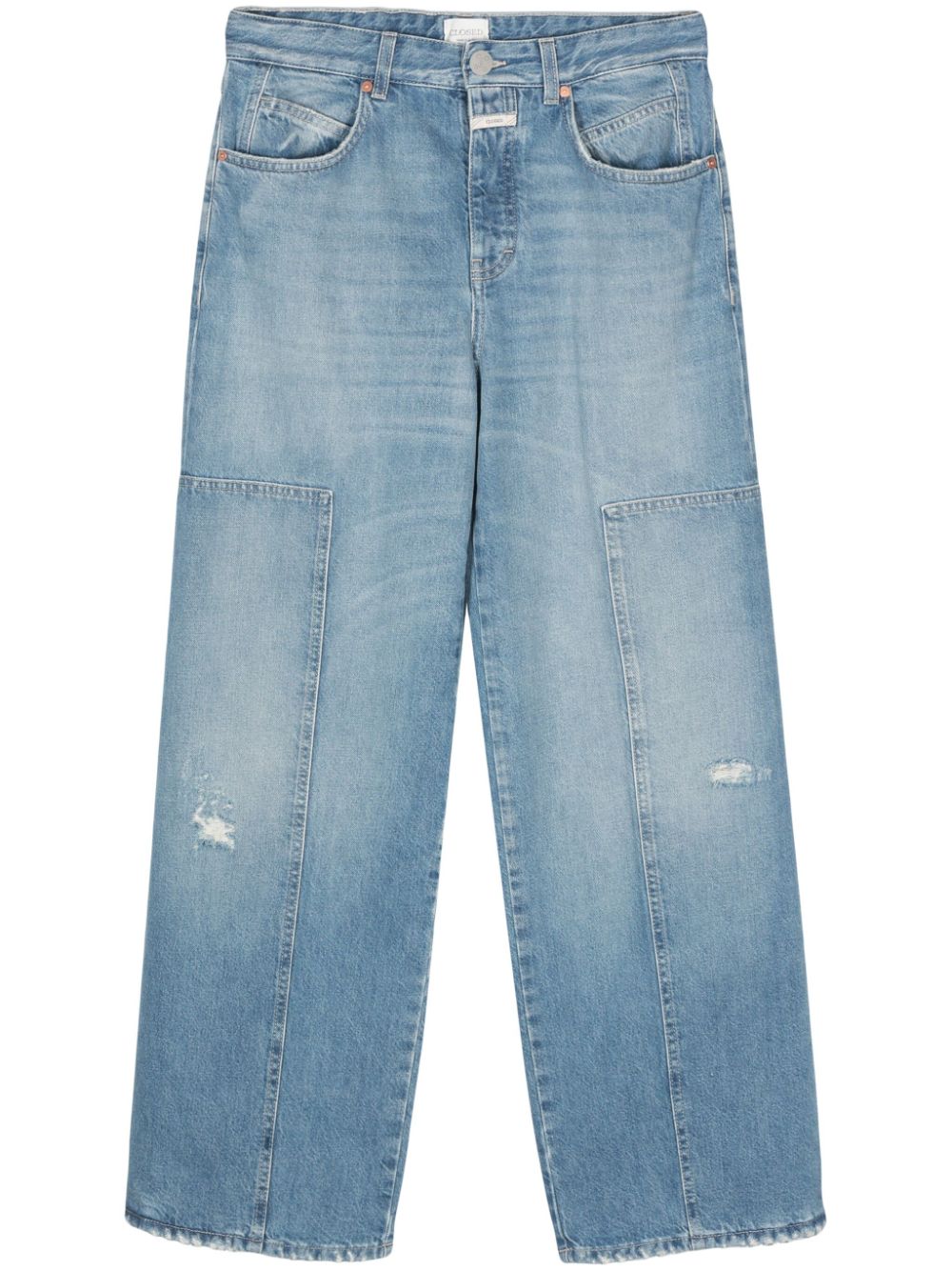 Closed Nikka mid-rise wide-leg jeans - Blue von Closed