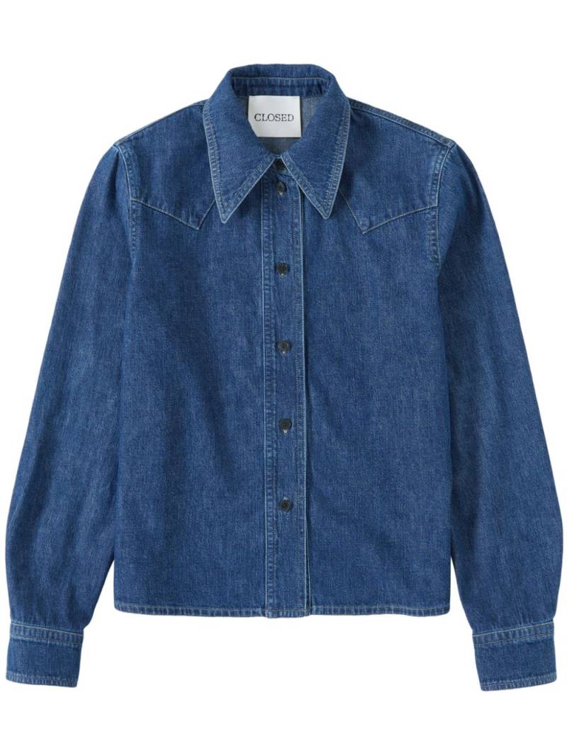 Closed Western-style denim shirt - Blue von Closed