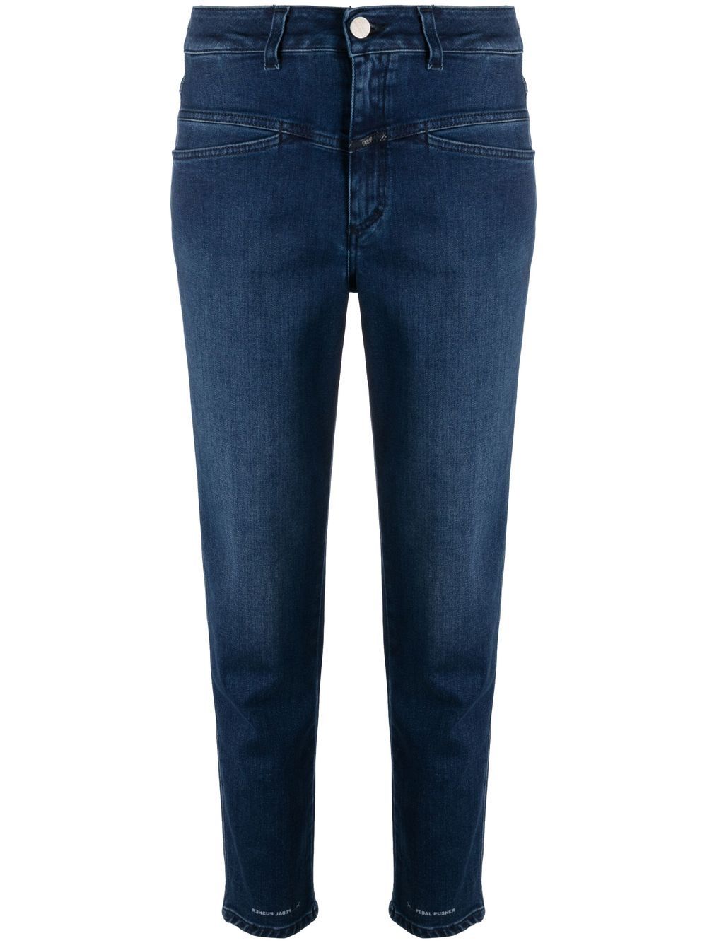 Closed button-fastening denim trousers - Blue von Closed