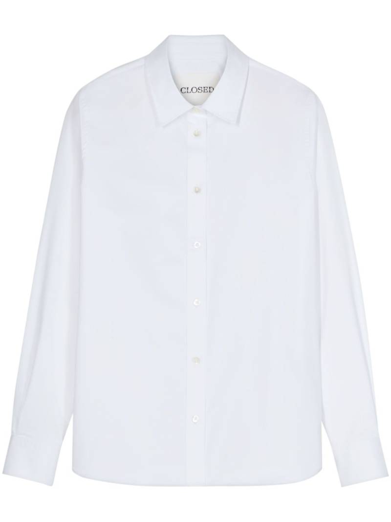 Closed classic-collar button-up shirt - White von Closed