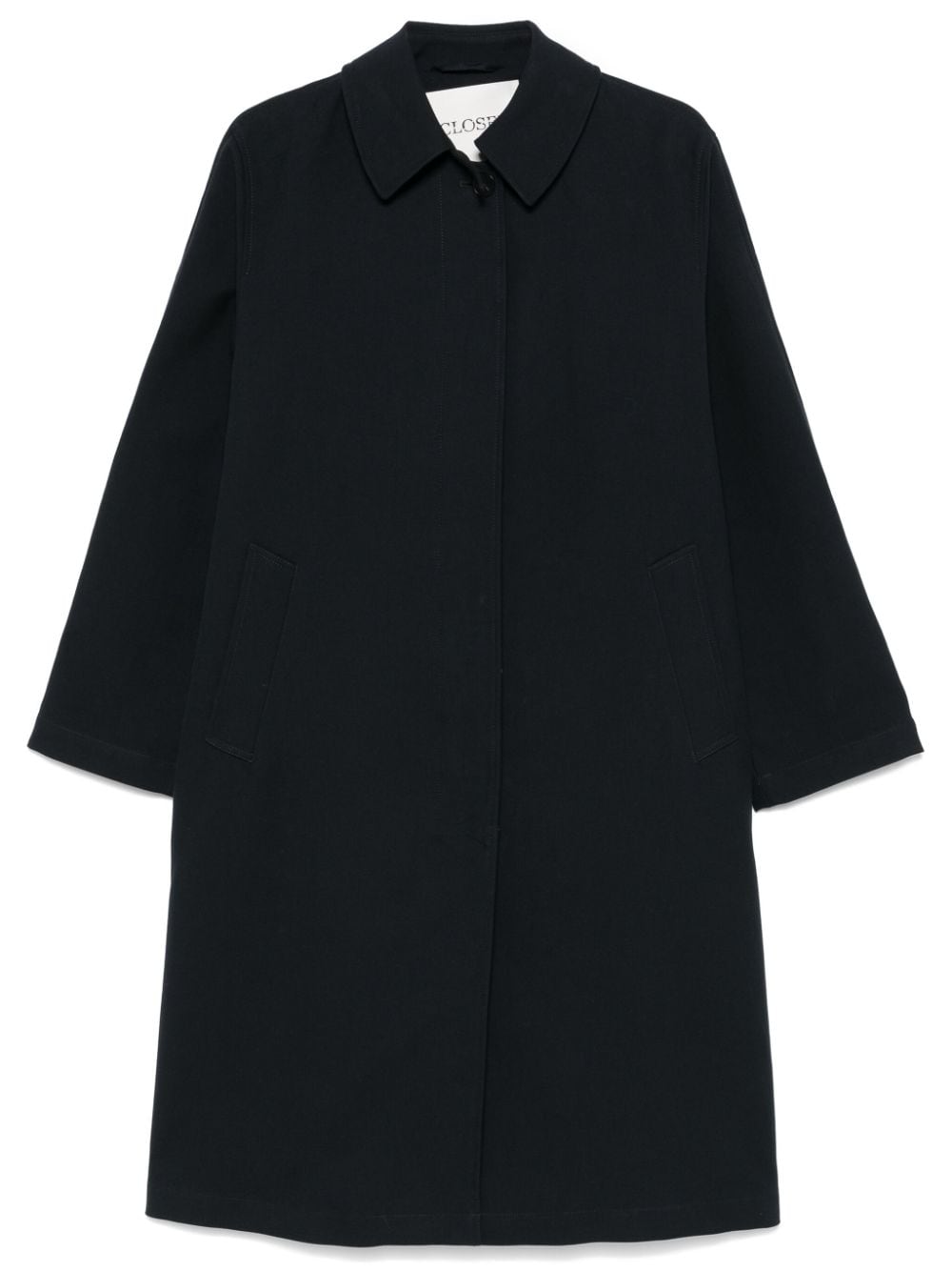 Closed cotton midi coat - Blue von Closed