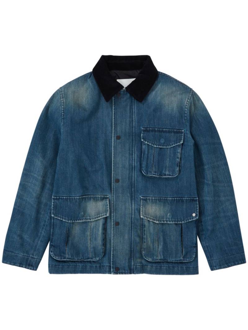 Closed denim cargo shirt jacket - Blue von Closed