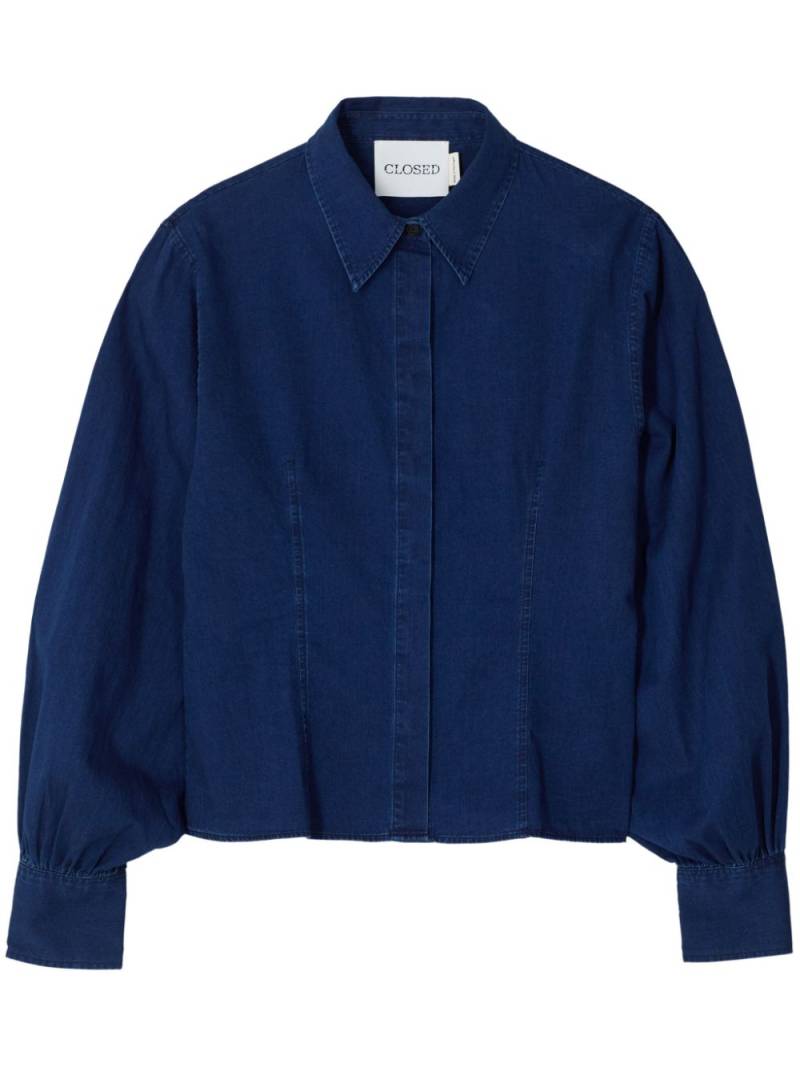 Closed denim cotton blouse - Blue von Closed