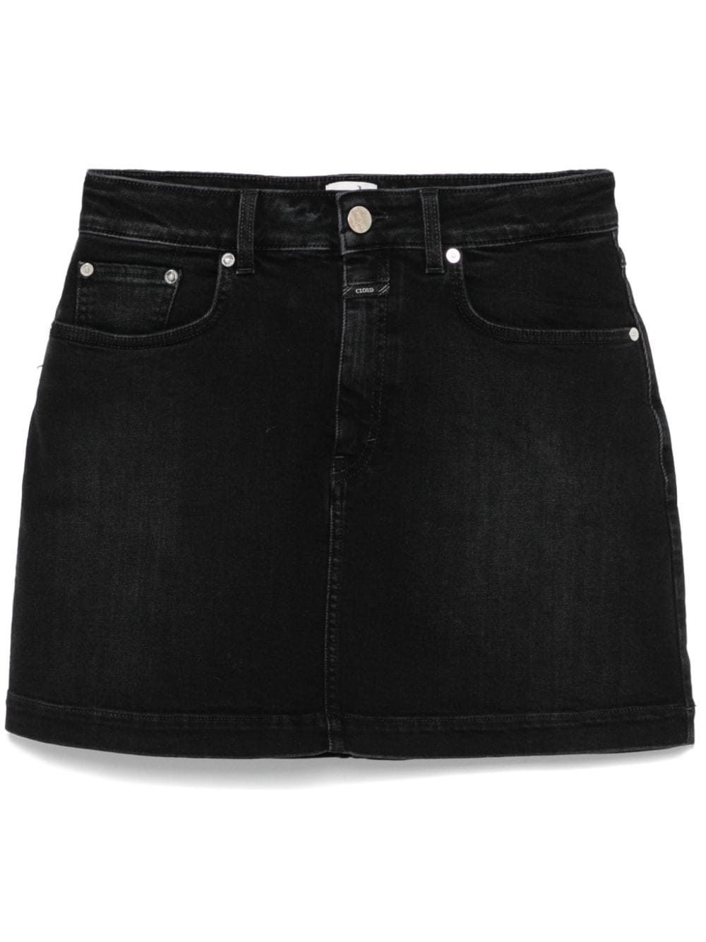 Closed denim mini skirt - Black von Closed