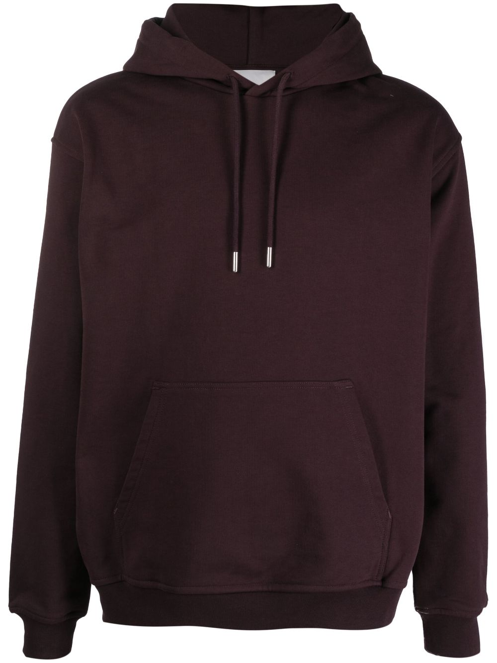 Closed drawstring organic cotton hoodie - Purple von Closed