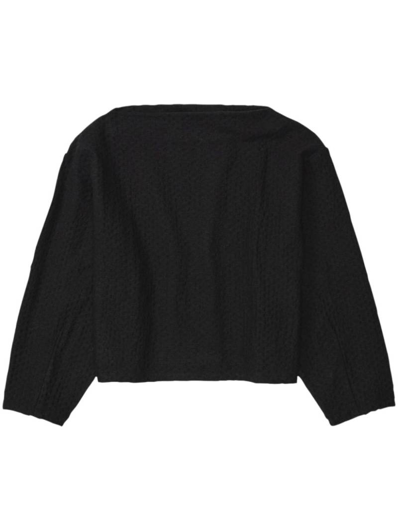 Closed funnel-neck knitted jumper - Black von Closed