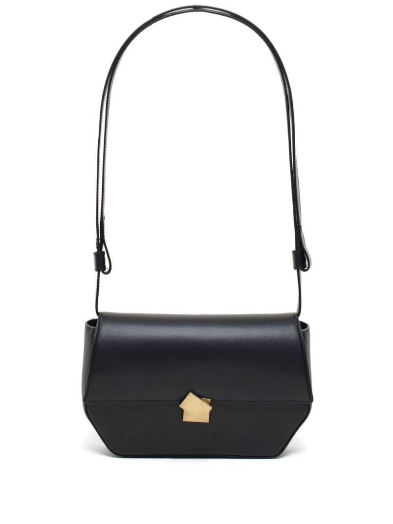 Closed gold tone hardware shoulder bag - Black von Closed