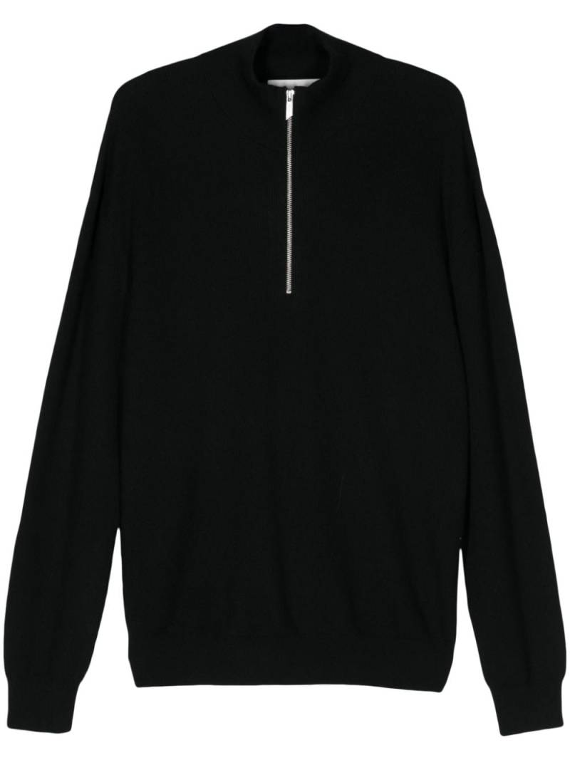 Closed half-zip sweater - Black von Closed