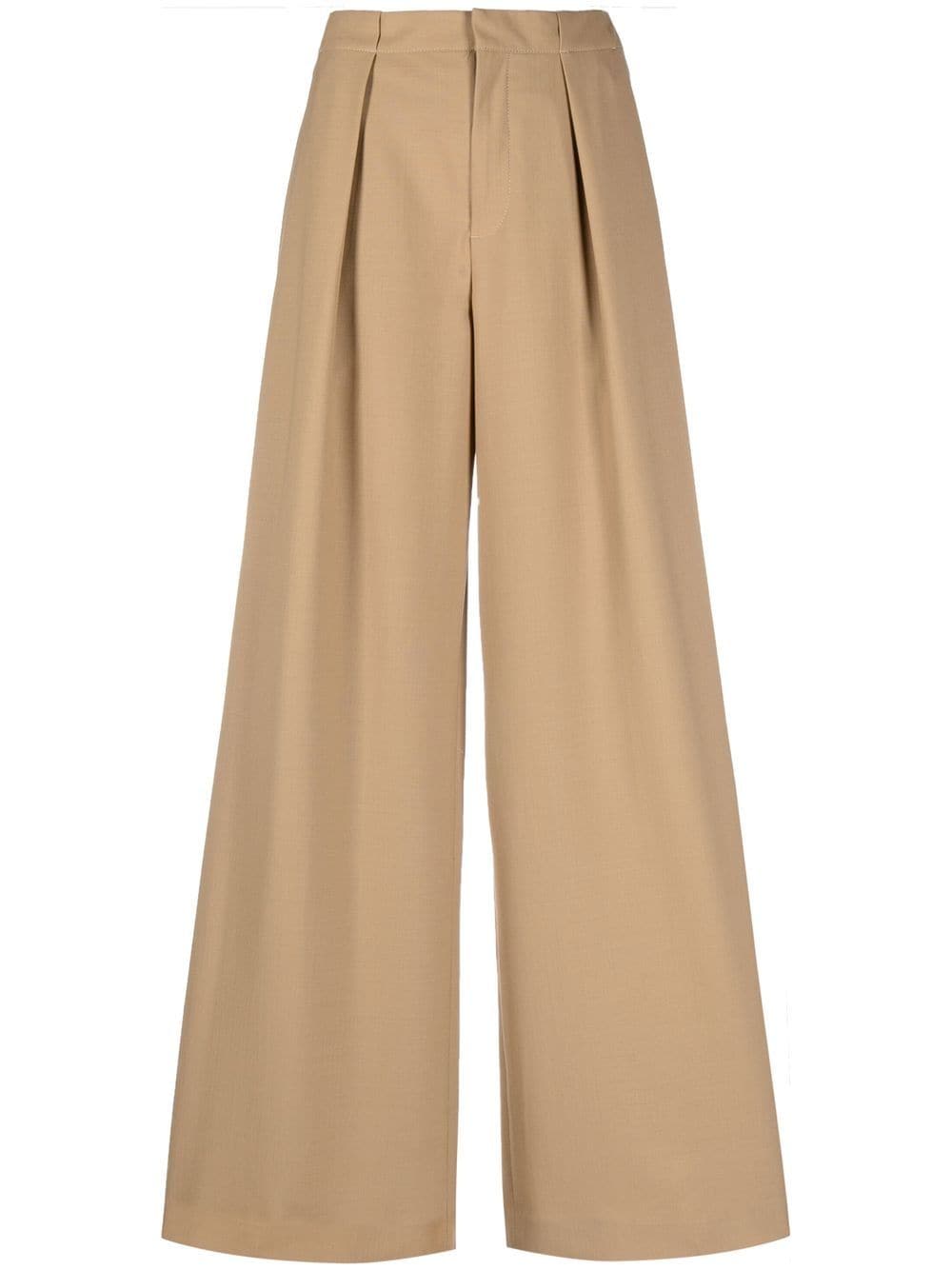 Closed high-waisted tailored trousers - Neutrals von Closed